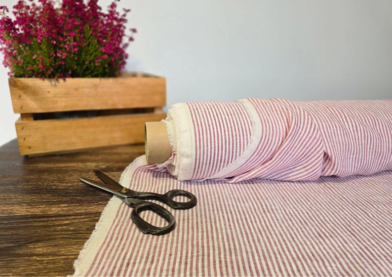 2pc Imported Lawn-Red Stripe-CL14738199