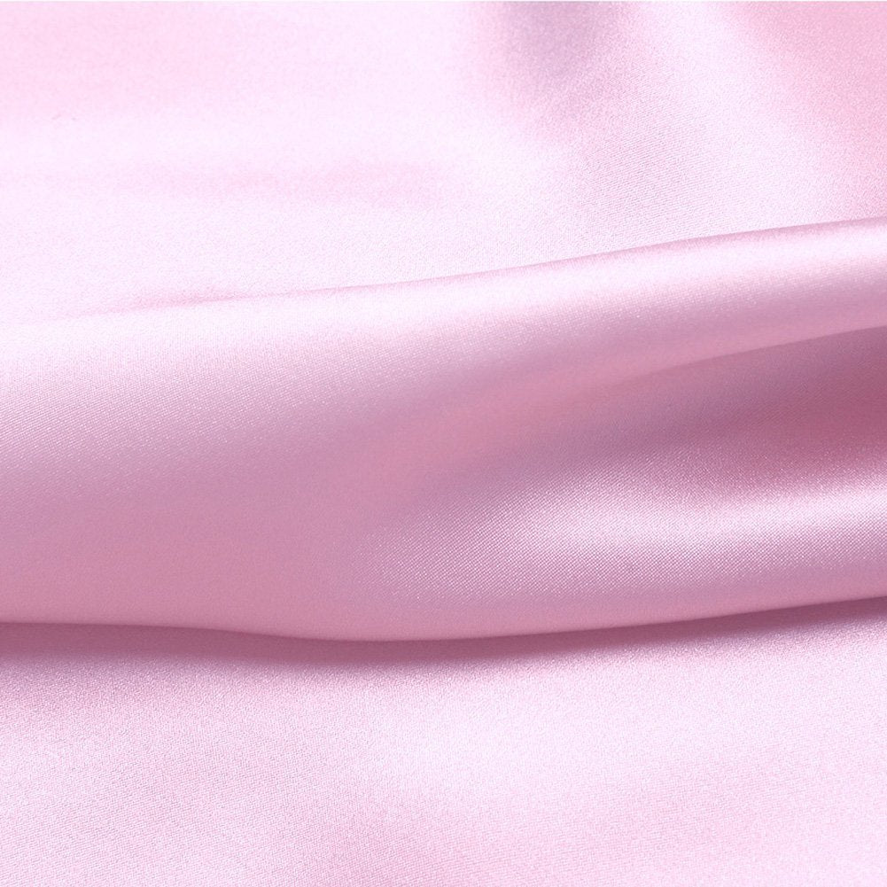 Color-Plain Cherry Blossom Pink Viscose Silk