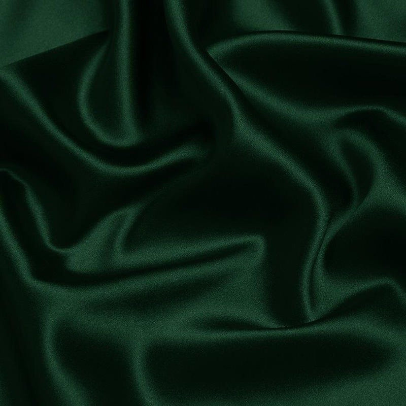 Color-Plain Dark Green Soft Silk