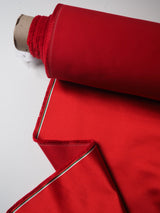 Premium Red-Plain Rose Red Viscose Silk