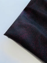 Black Glittered Net Fabric