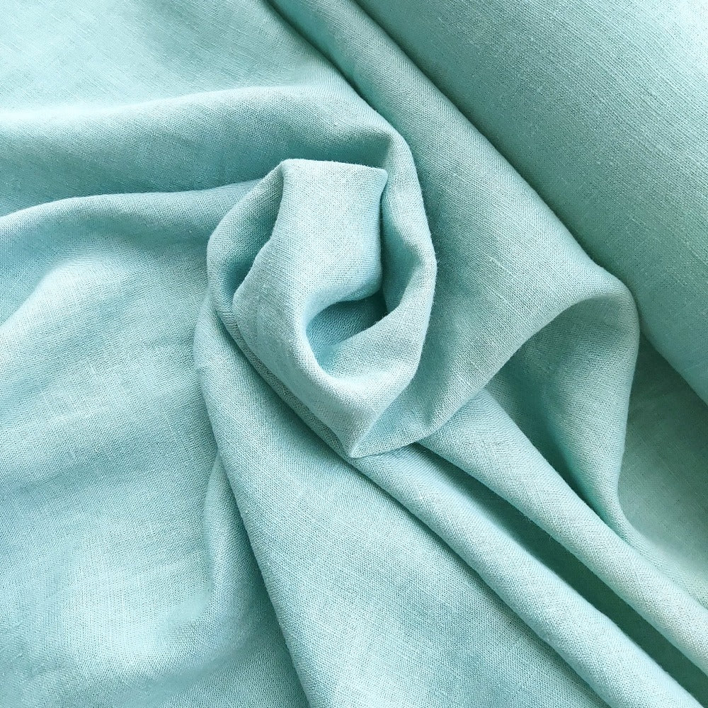 2pc-Natural Irish rish Linen-Pure Mint-CL639501628