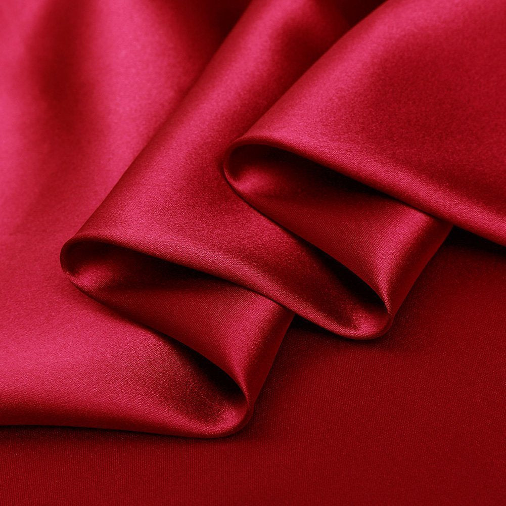 Scarlet Red-Viscose Silk-ST33599