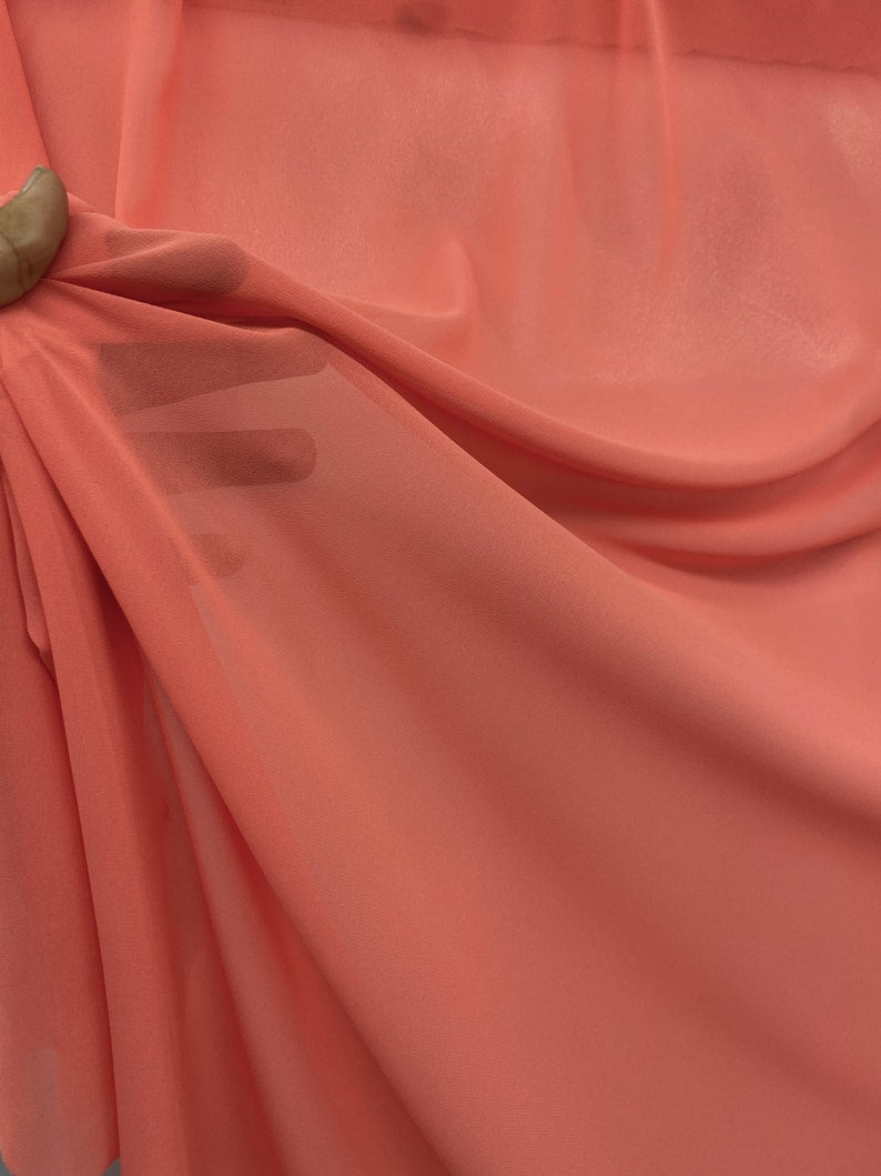 Pure Emerald Chiffon/Per Yard