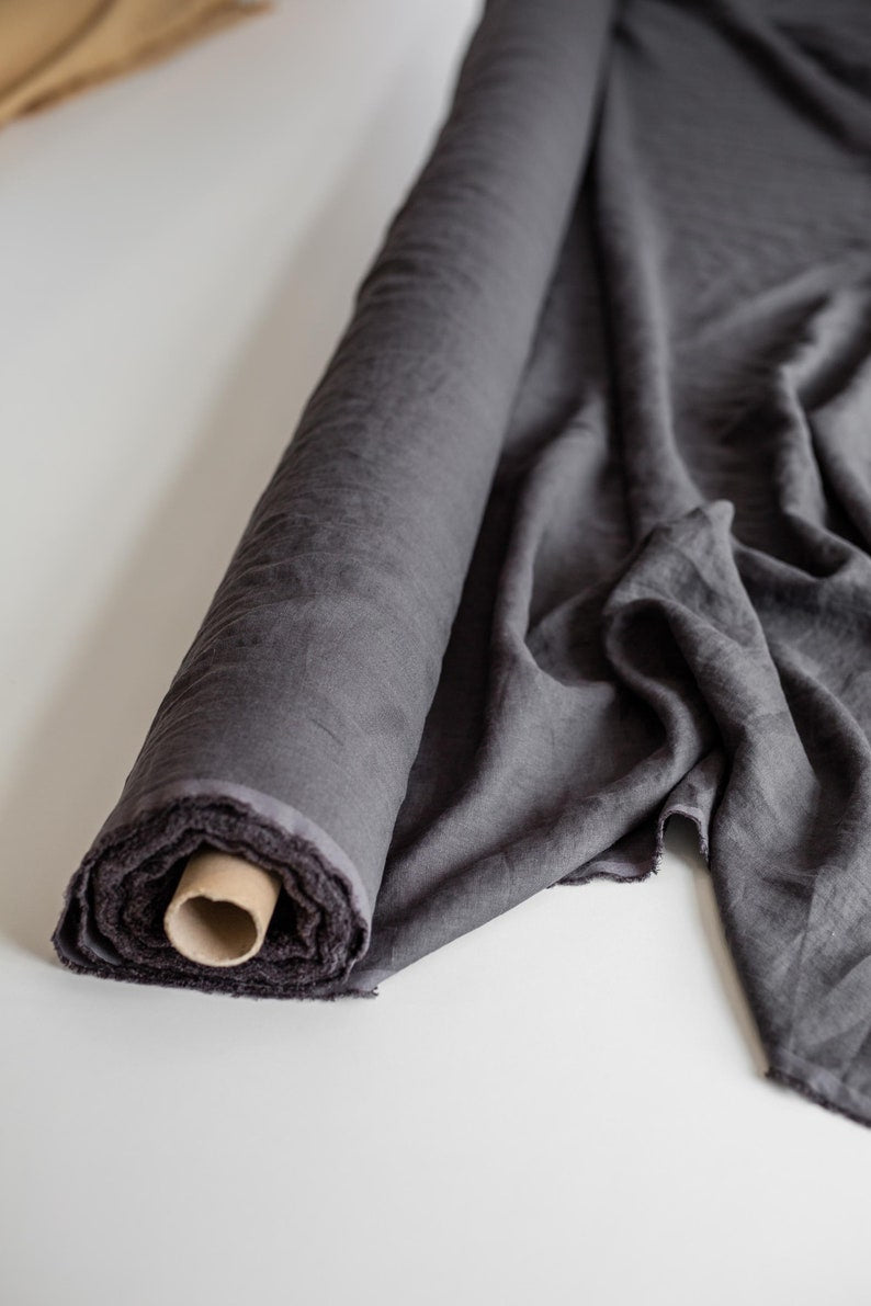 Dark Grey Premium Edition-Linen-2pc Suit-TR183946