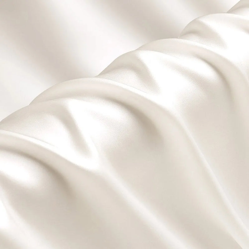 Color-Plain Off White Viscose Silk