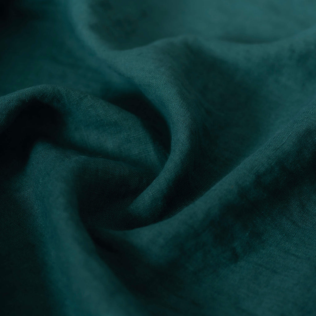 2pc-Natural Linen-Dark Forest Green-CL55561993