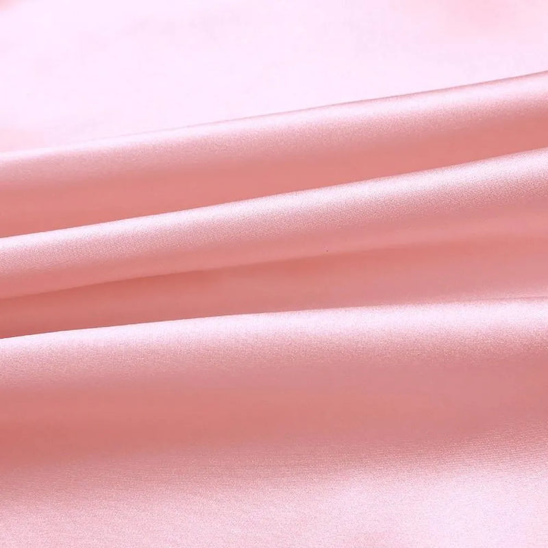 Color-Plain Light Pink Viscose Silk