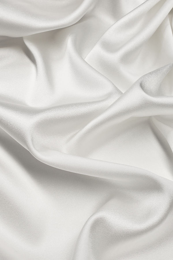 Color-Plain Off White Soft Silk