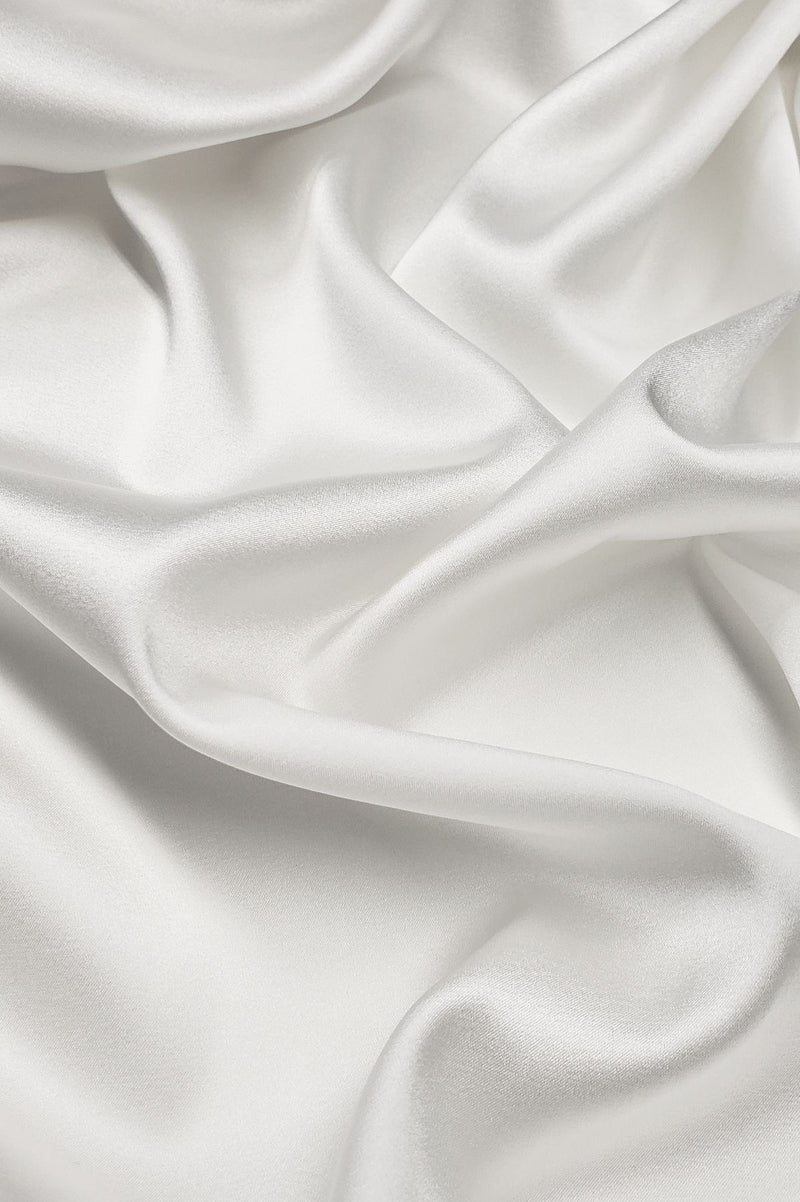 Color-Plain Off White Soft Silk