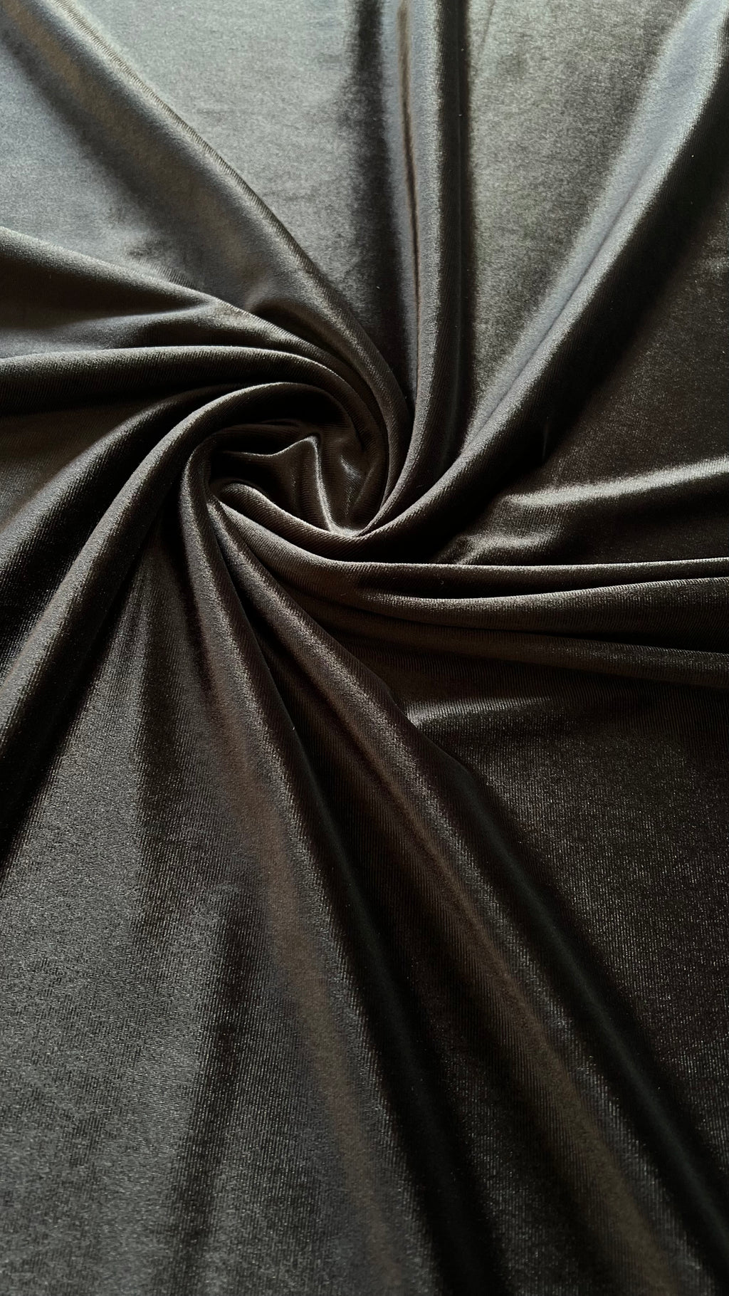 Micro 5000-Premium Jet Black Plain Velvet-2pc Suit