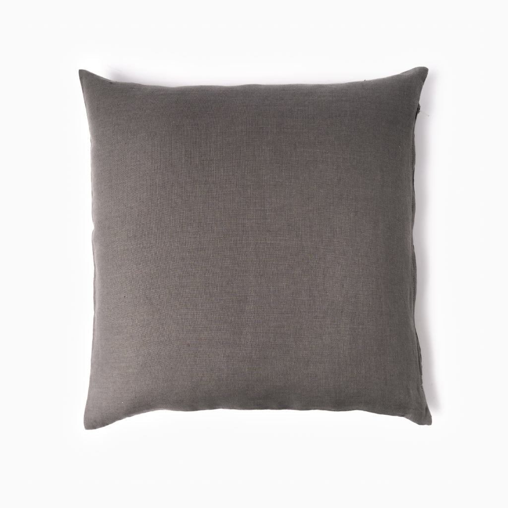 Grey Linen Cushion Cover