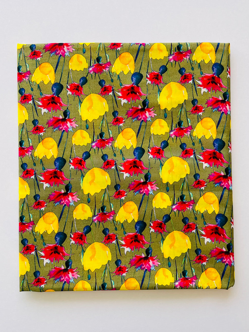 Lemon Juniper Floral Printed Lawn - 2pc Suit