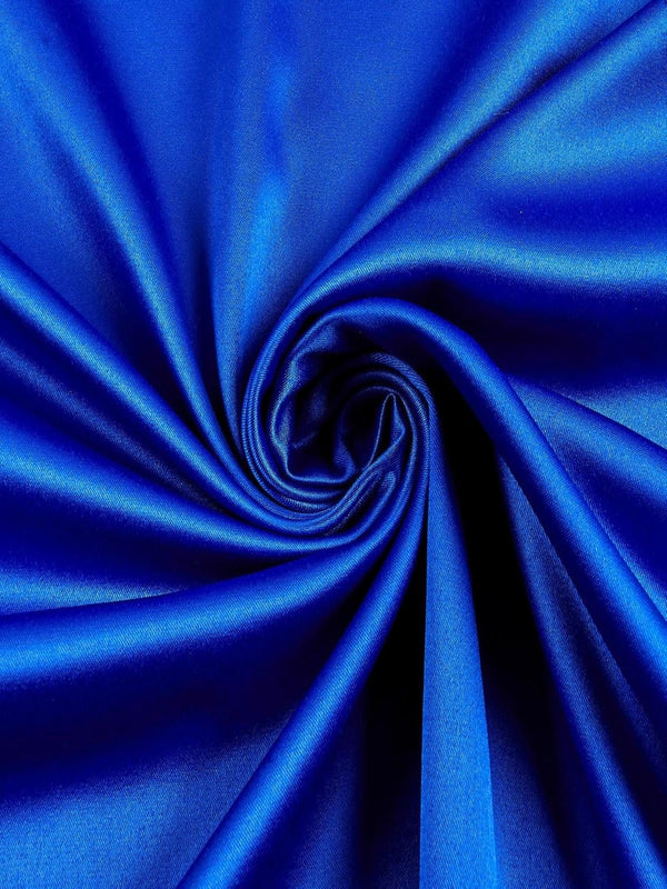 Color-Plain Royal Blue Viscose Silk