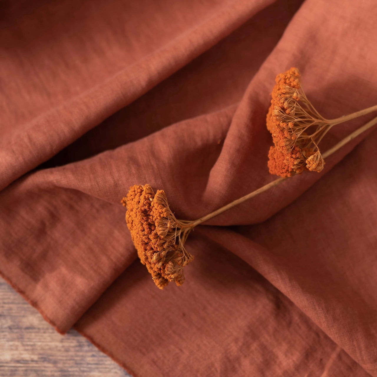 2pc-Natural Irish Linen-Terracotta-CL14703775
