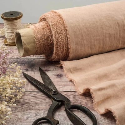 2pc-Natural Irish Linen-Pastel Pink-CT661429