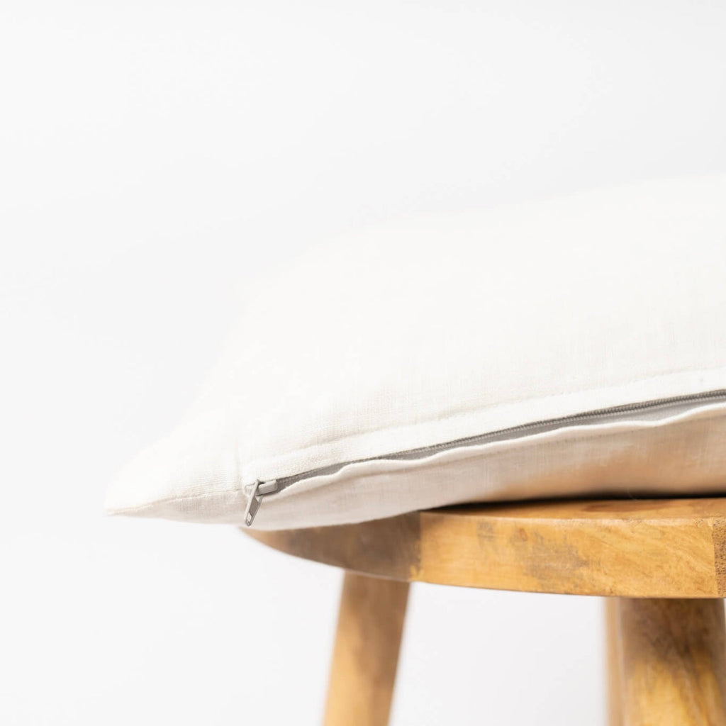 Ivory Linen Cushion Cover