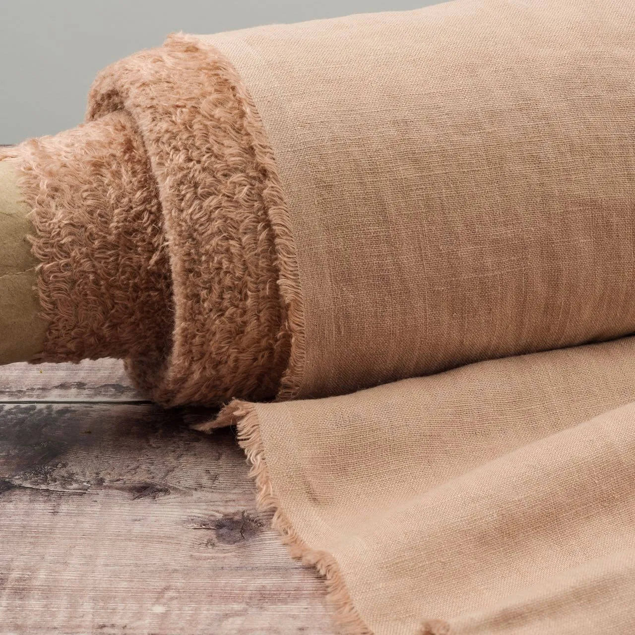 2pc-Natural Irish Linen-Pastel Pink-CT661429