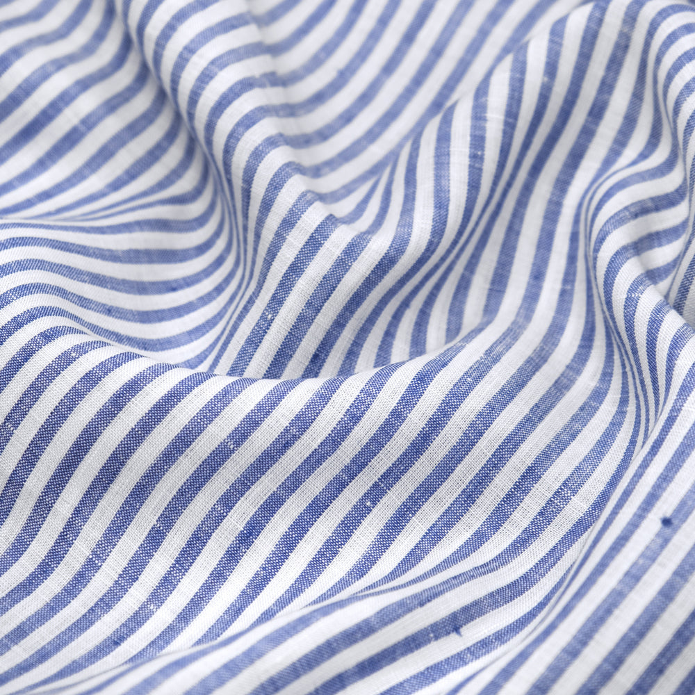 Dyed Yarn Stripe-Linen-2pc Suit