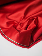 Premium Red-Plain Rose Red Viscose Silk