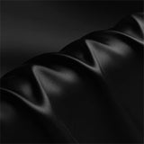 Color-Plain Black Soft Silk