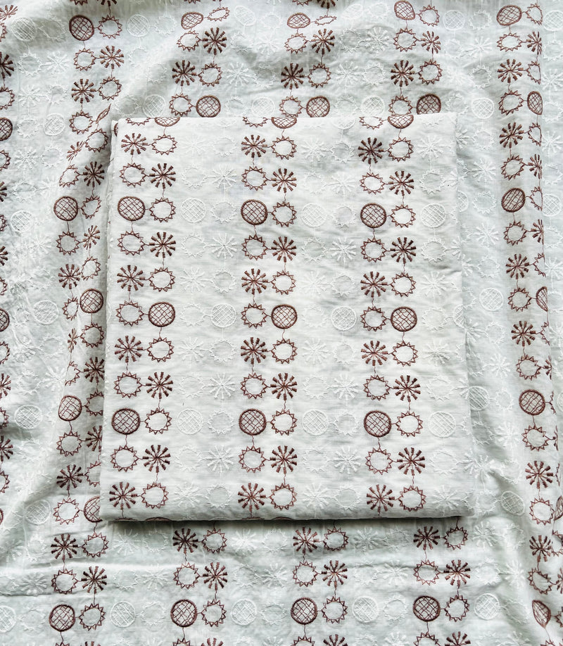 Chikankari Shirt - Unstitched 1020