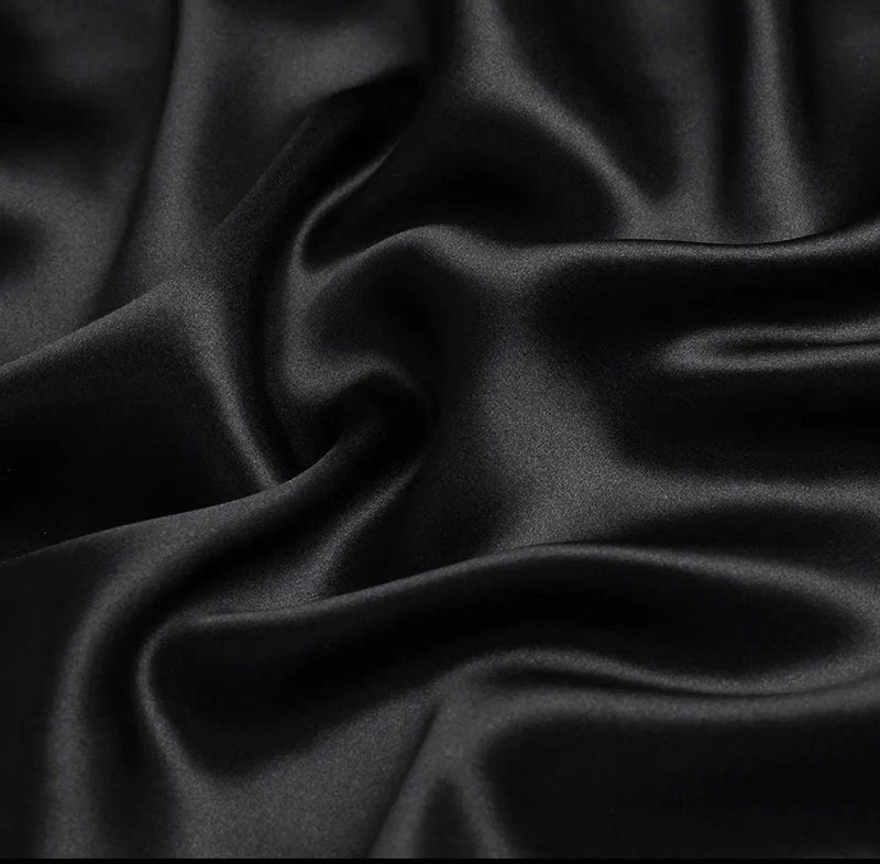 Charmeuse Silk-Black-DY3311