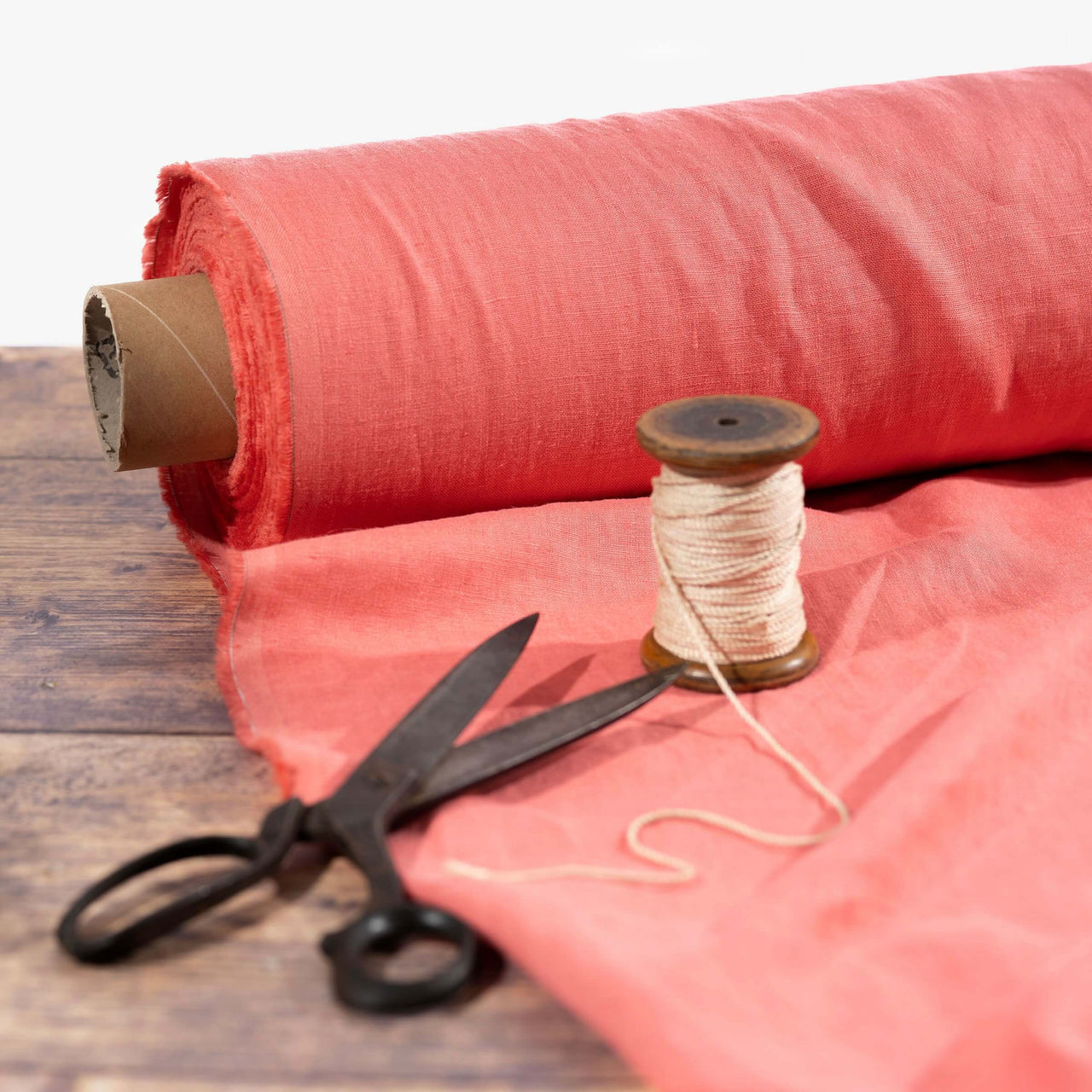 2pc-Natural Linen-Coral Peach-CL147316
