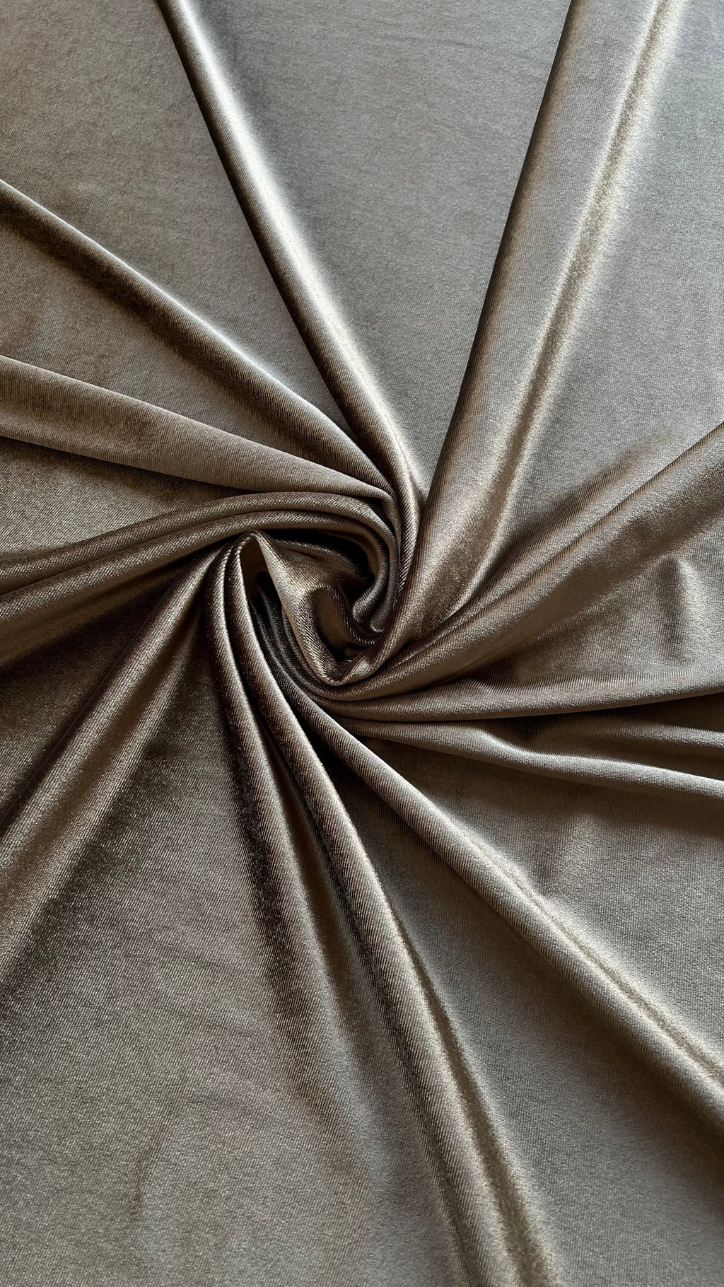 Micro 5000-Premium Light Brown Plain Velvet-2pc Suit