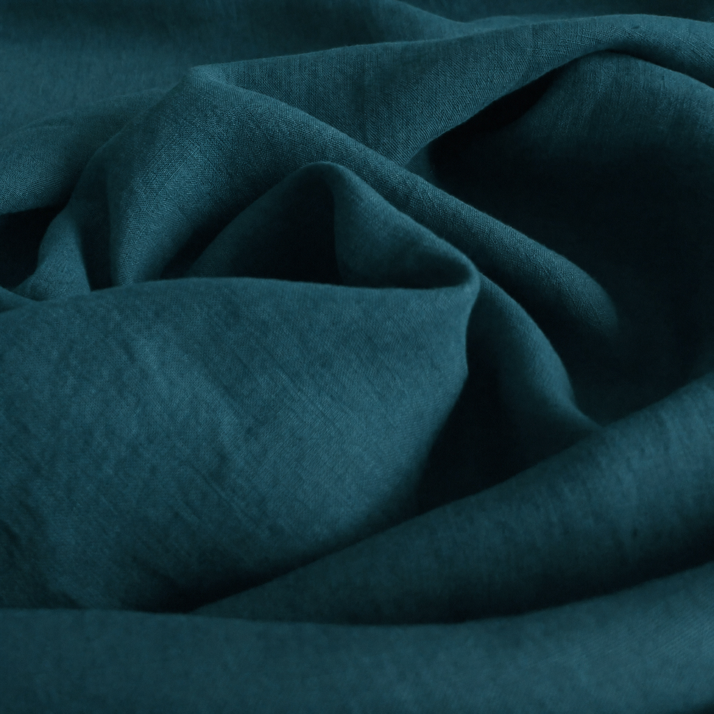 2pc-Natural Irish Linen-Teal Blue-CL1478001