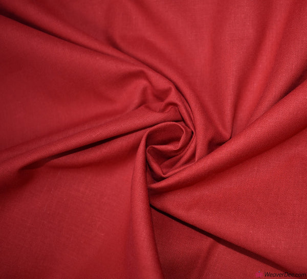 Color-Red Plain Cotton