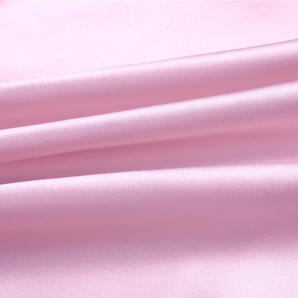 Color-Plain Cherry Blossom Pink Viscose Silk