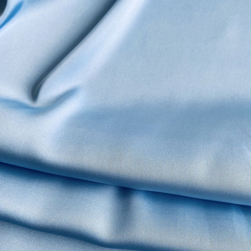 Color-Plain Sky Blue Soft Silk