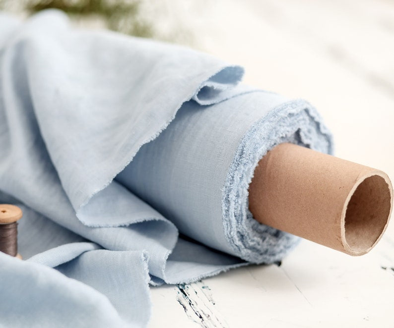 2pc-Natural Linen-Sky Blue-CL147363
