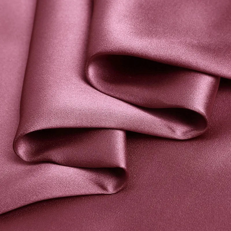 Color-Plain Rapture Rose Viscose Silk