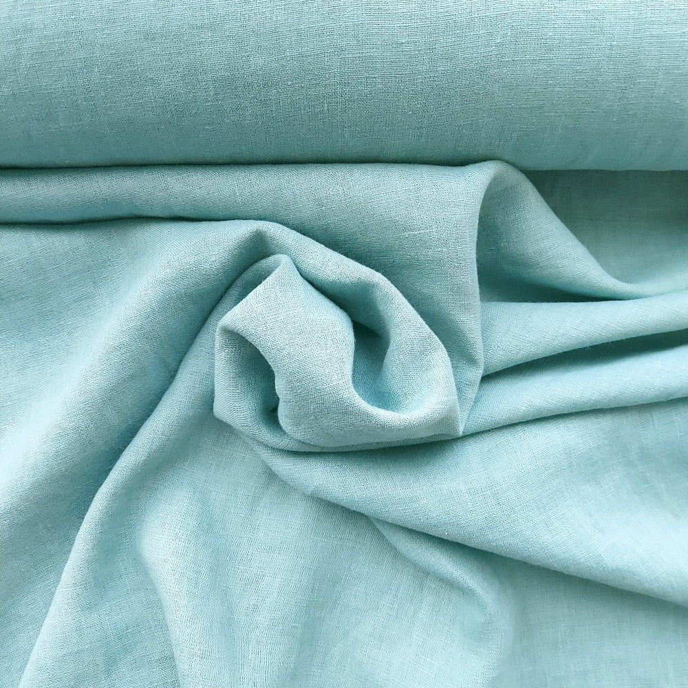 2pc-Natural Irish rish Linen-Pure Mint-CL639501628