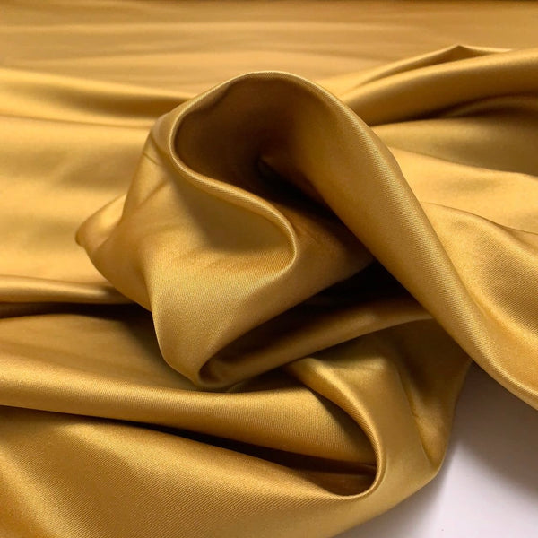 Color-Plain Golden Viscose Silk