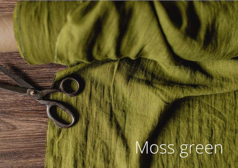 2pc-Natural Linen-Moss Green-CL141682