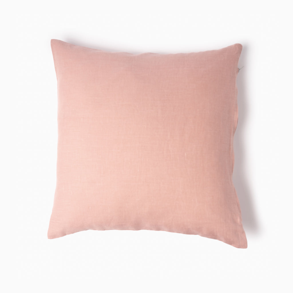 Dusty Pink Linen Cushion Cover