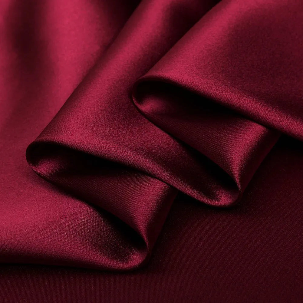 Color-Plain Maroon Viscose Silk