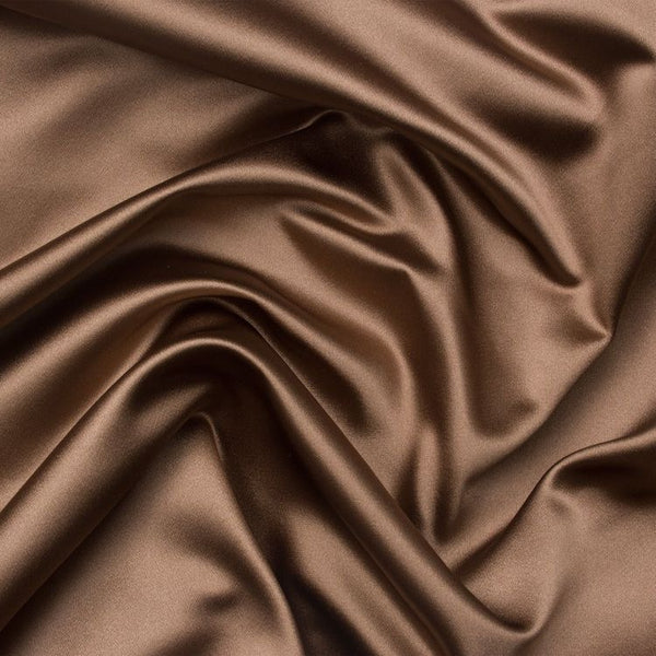 Charmeuse Silk-Chocolate Brown-DY3302