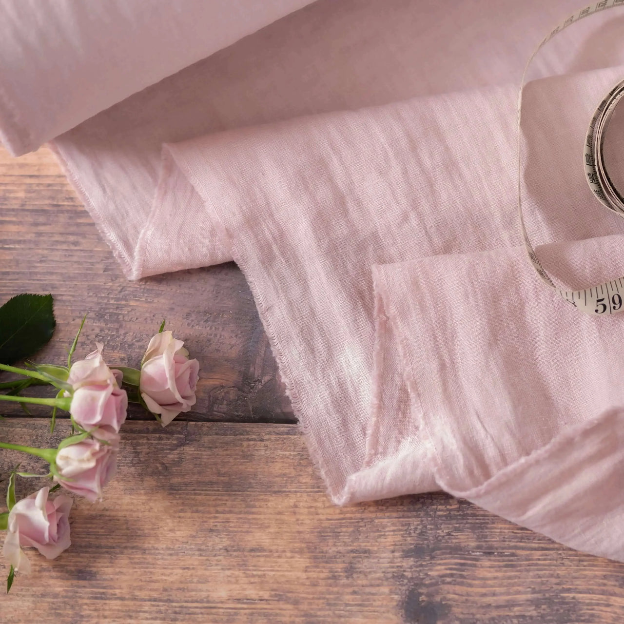 2pc-Natural Irish Linen-Dusty Pink-CL0013377