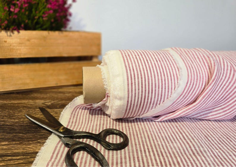 2pc Imported Lawn-Red Stripe-CL14738199