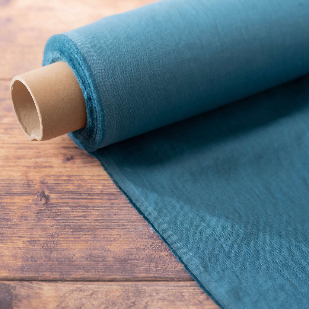 2pc-Natural Linen-Turquoise Blue-CL880016373
