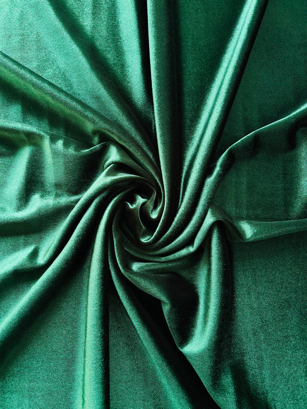 Premium Brewster Green Plain Velvet-2pc Suit