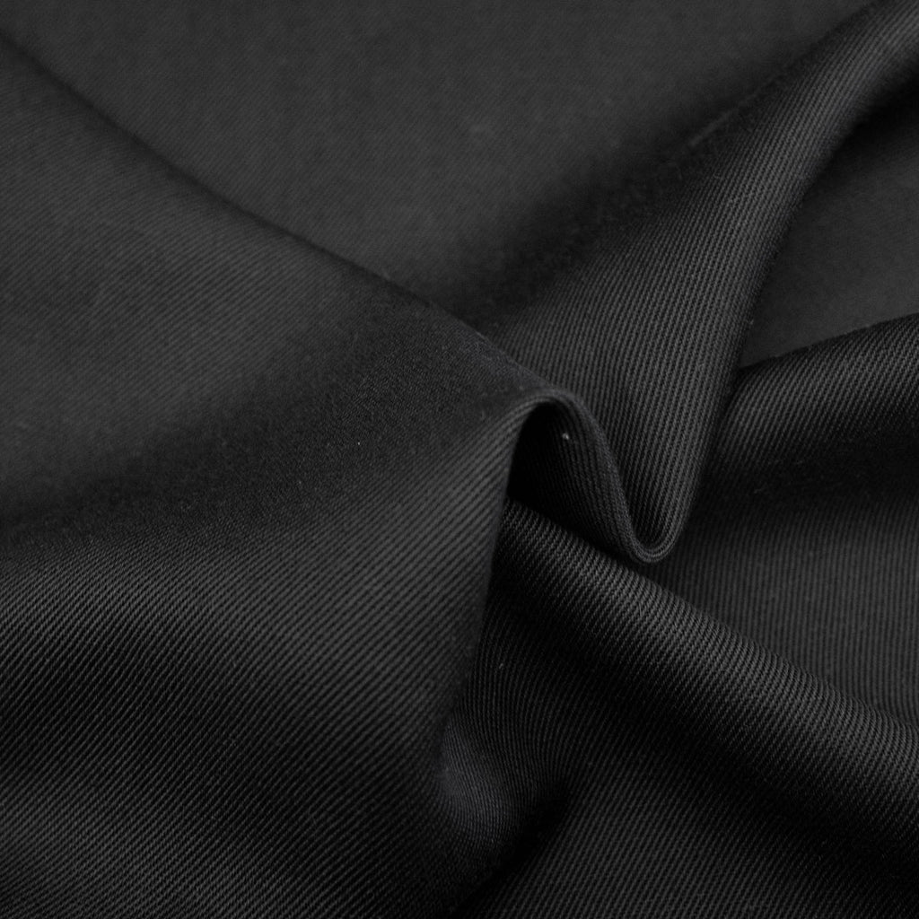 Black Stone Solid Linen Fabric-2pc Suit-BY26940