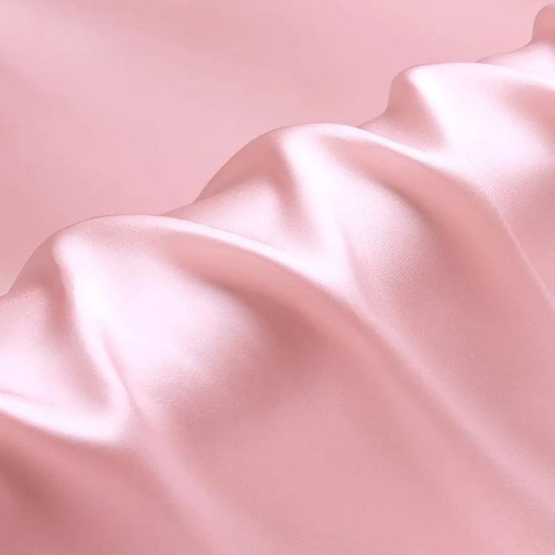 Color-Plain Light Pink Viscose Silk