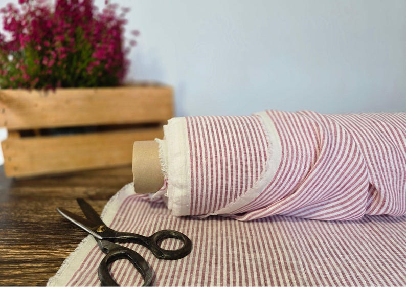 2pc Imported Lawn-Red Stripe-CL14738199
