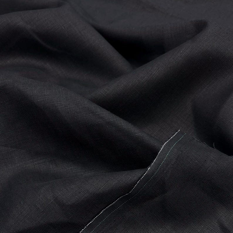 2pc-Natural Irish Linen-Black-CL14731937