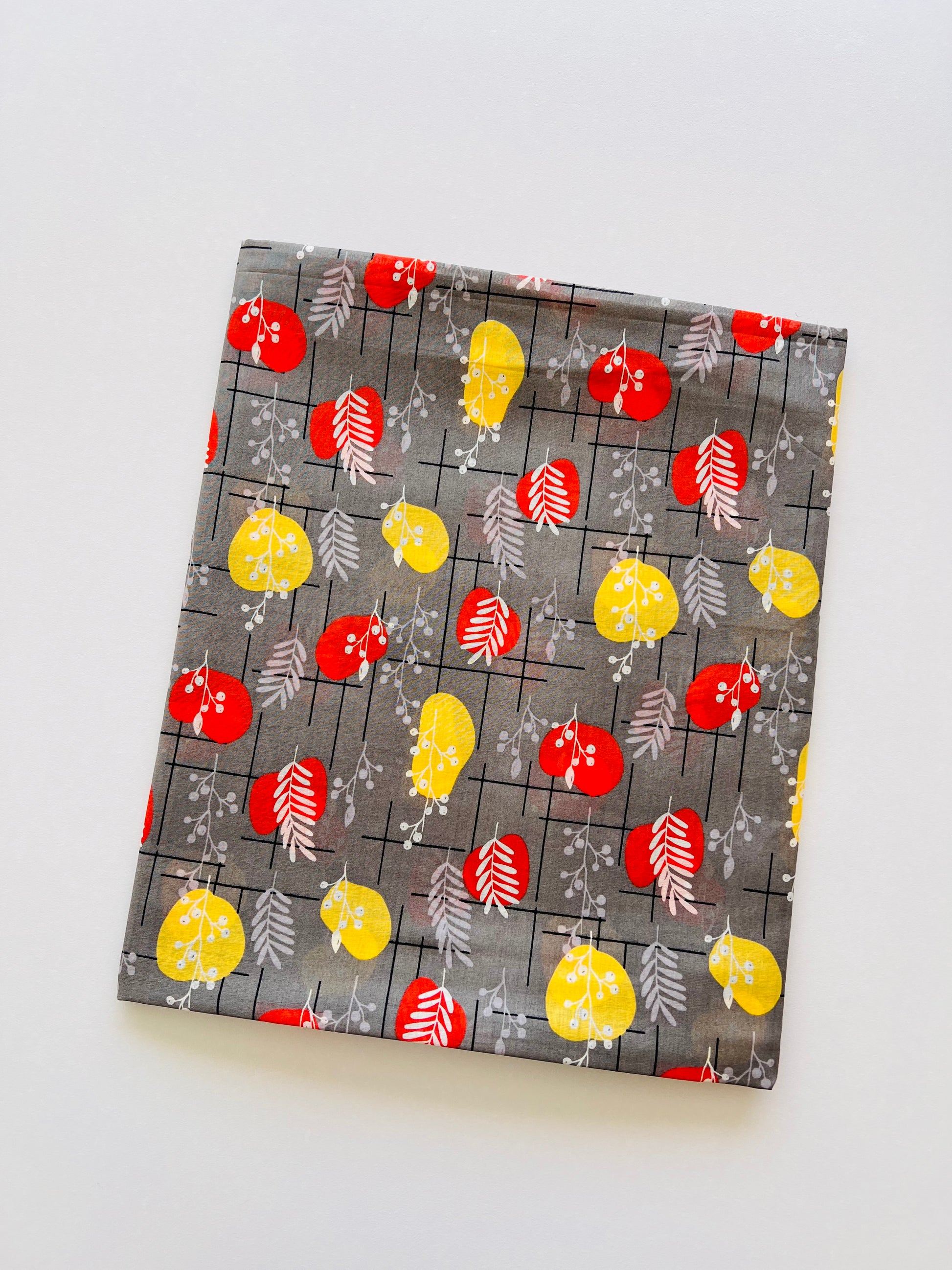 Grey Enchant Floral print - 2pc Suit